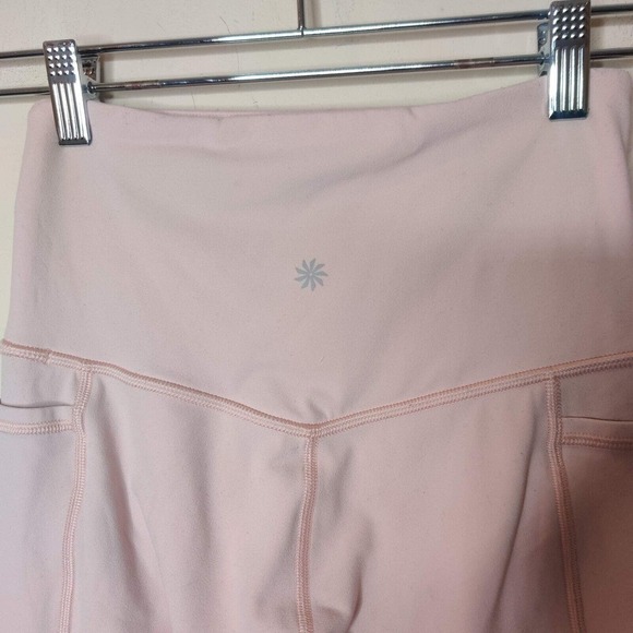 Athleta Powervita Inclination Moto Tights Orchid Pink‎ Side Pocket - Picture 13 of 15